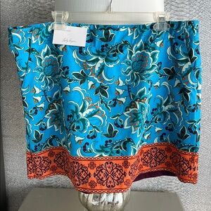 Lady Hagen Vibrant Blue and Orange Skort Size 16